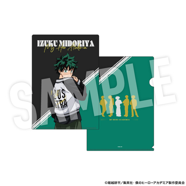 TVアニメ『僕のヒーローアカデミア』着こなせ！“SUKAJAN”シリーズ「クリアファイル　緑谷出久」（C）堀越耕平／集英社・僕のヒーローアカデミア製作委員会