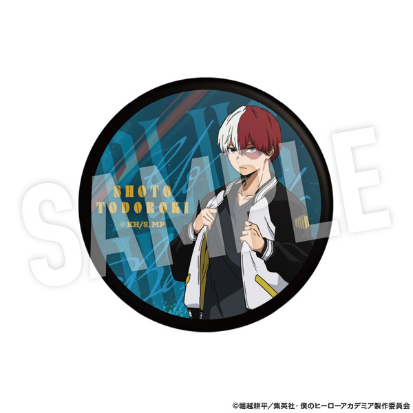 TVアニメ『僕のヒーローアカデミア』着こなせ！“SUKAJAN”シリーズ「トレーディング缶バッジ　轟焦凍」（C）堀越耕平／集英社・僕のヒーローアカデミア製作委員会