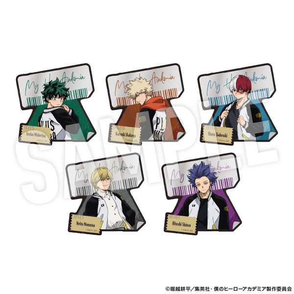 TVアニメ『僕のヒーローアカデミア』着こなせ！“SUKAJAN”シリーズ「ステッカー」（C）堀越耕平／集英社・僕のヒーローアカデミア製作委員会