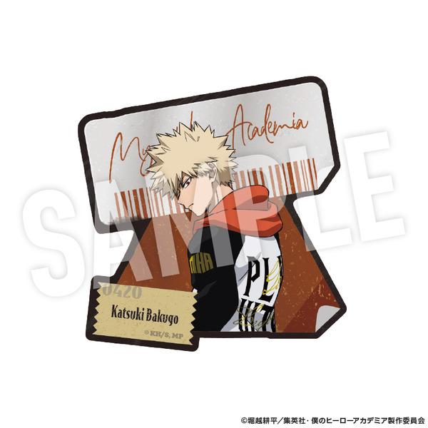 TVアニメ『僕のヒーローアカデミア』着こなせ！“SUKAJAN”シリーズ「ステッカー　爆豪勝己」（C）堀越耕平／集英社・僕のヒーローアカデミア製作委員会