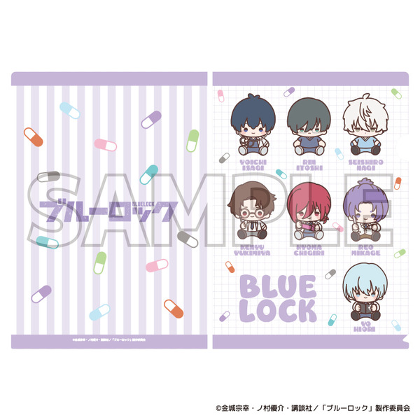TVアニメ『ブルーロック』ブルーロック診療所シリーズ「クリアファイルデフォルメ」（C）金城宗幸・ノ村優介・講談社／「ブルーロック」製作委員会