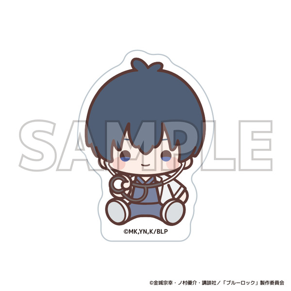 TVアニメ『ブルーロック』ブルーロック診療所シリーズ「第カットステッカーデフォルメ　潔 世一」（C）金城宗幸・ノ村優介・講談社／「ブルーロック」製作委員会