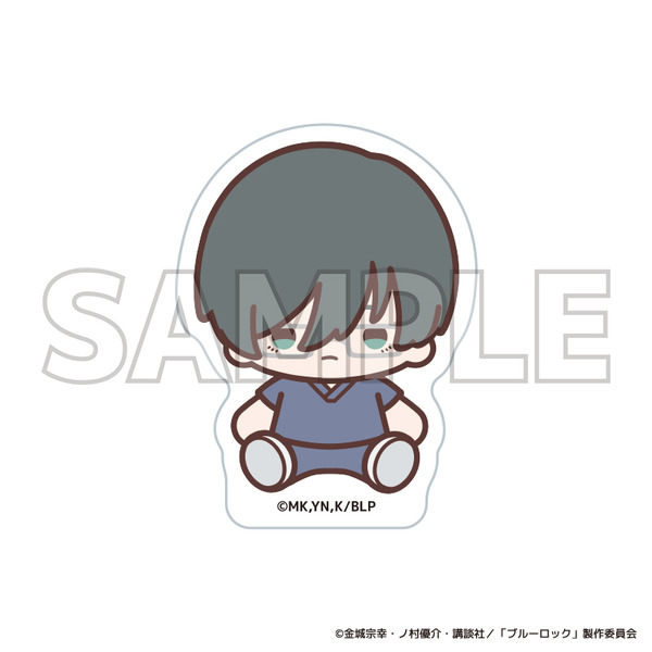 TVアニメ『ブルーロック』ブルーロック診療所シリーズ「第カットステッカーデフォルメ　糸師 凛」（C）金城宗幸・ノ村優介・講談社／「ブルーロック」製作委員会