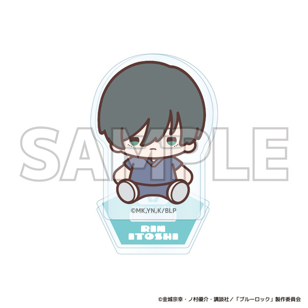 TVアニメ『ブルーロック』ブルーロック診療所シリーズ「トレーディングミニアクリルスタンドデフォルメ　糸師 凛」（C）金城宗幸・ノ村優介・講談社／「ブルーロック」製作委員会