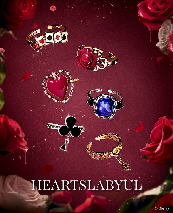 『ディズニー ツイステッドワンダーランド』アイコニック ストーリー リングオブジェ　ハーツラビュル寮