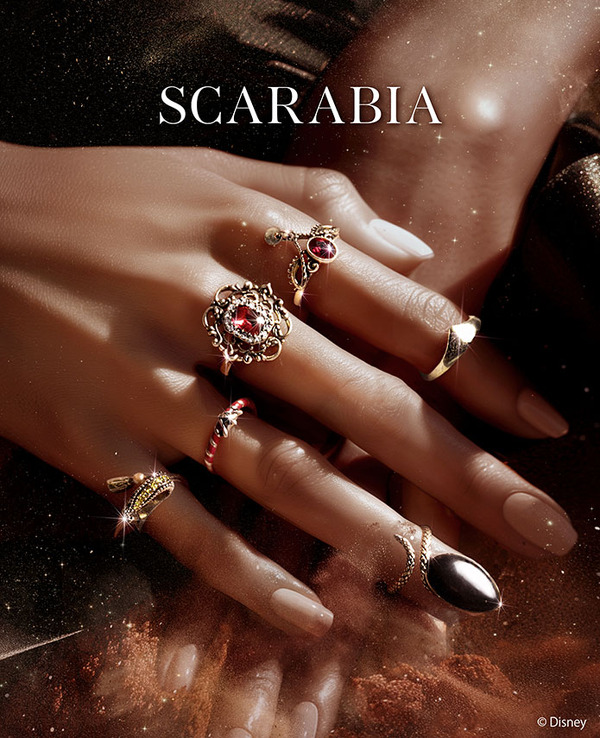 『ディズニー ツイステッドワンダーランド』アイコニック ストーリー リングオブジェ　スカラビア寮