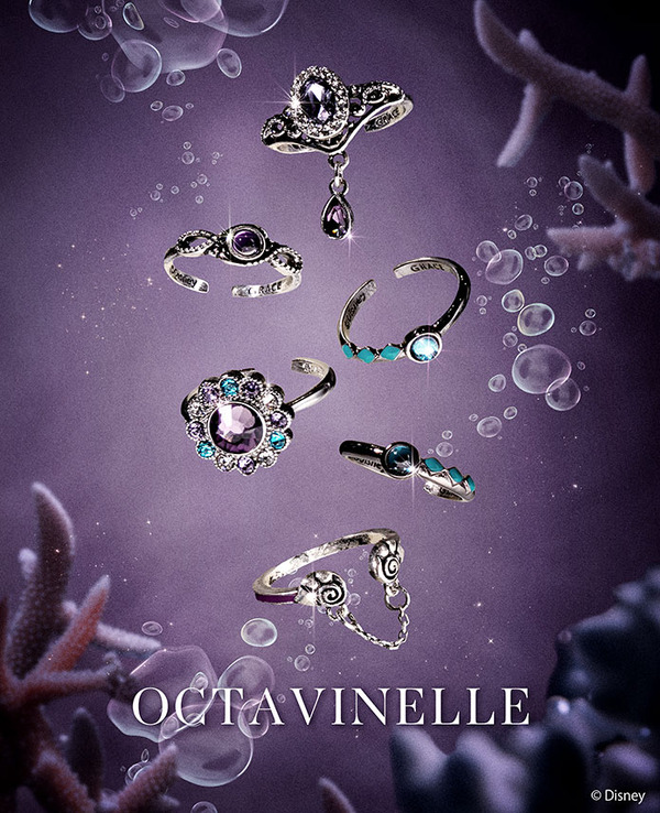 『ディズニー ツイステッドワンダーランド』アイコニック ストーリー リングオブジェ　オクタヴィネル寮