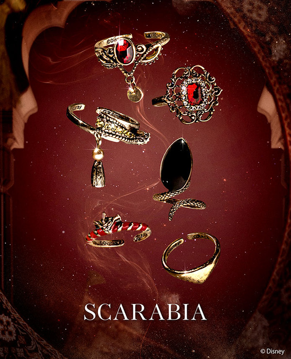 『ディズニー ツイステッドワンダーランド』アイコニック ストーリー リングオブジェ　スカラビア寮