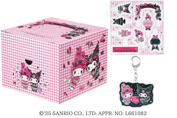 マイメロディ＆クロミ　アニバーサリークリスマスケーキ（オリジナルピックシート、アクリルチャーム付き）