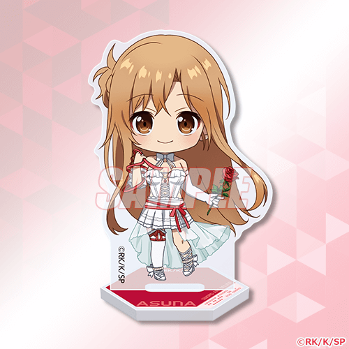 くじ引き堂「TVアニメ『ソードアート・オンライン』アスナ バースデーオンラインくじ 2025」C賞：ミニキャラアクリルフィギュア アスナ Ver.White 1（C）RK/K/SP