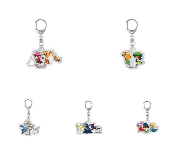 TVアニメ『魔法騎士レイアース』ヴィレヴァン限定アイテム「EDミニキャラアクリルキーホルダー」（C）CLAMP・ST/講談社・TMS