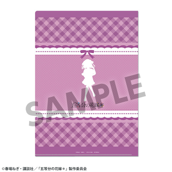TVスペシャルアニメ『五等分の花嫁＊』描き下ろしクリアファイル 中野二乃 ナイトウェアver.（ウラ）（C）春場ねぎ・講談社／「五等分の花嫁＊」製作委員会