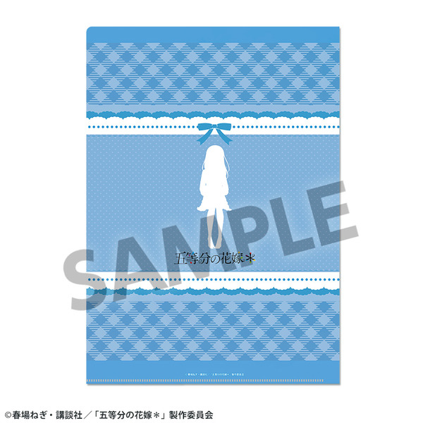 TVスペシャルアニメ『五等分の花嫁＊』描き下ろしクリアファイル 中野三玖 ナイトウェアver.（ウラ）（C）春場ねぎ・講談社／「五等分の花嫁＊」製作委員会