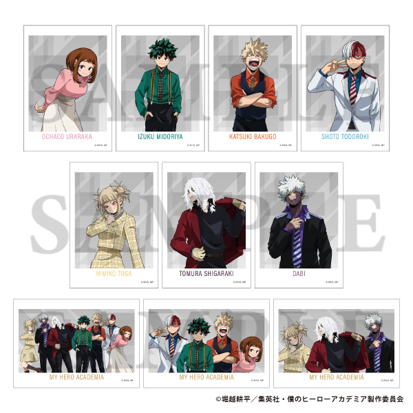 TVアニメ『僕のヒーローアカデミア』ブロマイドセット　CAMERA!!（C）堀越耕平／集英社・僕のヒーローアカデミア製作委員会
