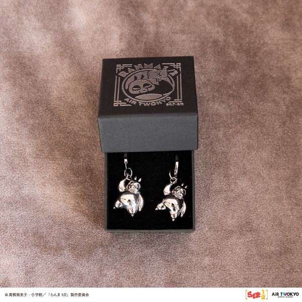 AIR TWOKYO『らんま1/2』第2弾「キャラクターモチーフピアス2（玄馬［パンダ］）」（C）高橋留美子・小学館／「らんま1/2」製作委員会