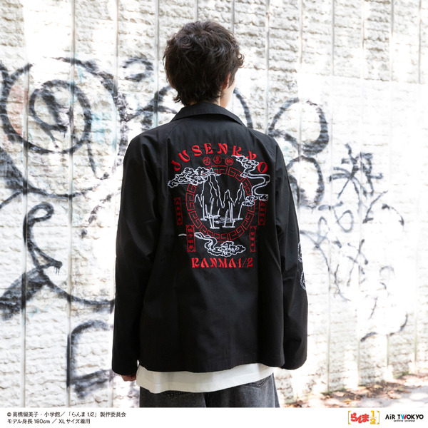 AIR TWOKYO『らんま1/2』第2弾「スーベニアジャケット」着用イメージ（C）高橋留美子・小学館／「らんま1/2」製作委員会