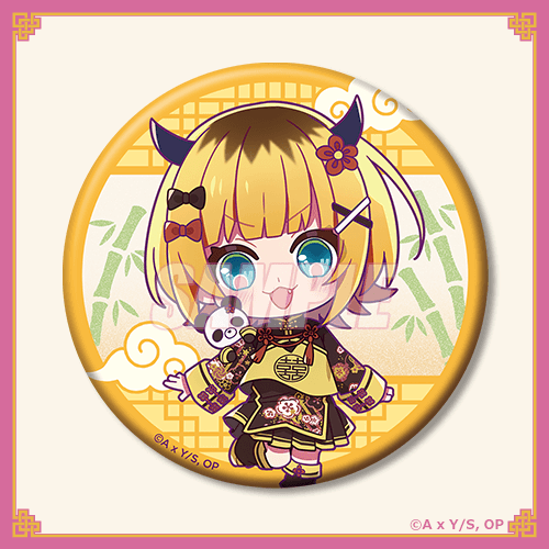 くじ引き堂「【推しの子】ニーハオ☆パンダくじ」E賞：缶バッジ MEMちょ（ミニ）（C）赤坂アカ×横槍メンゴ／集英社・【推しの子】製作委員会