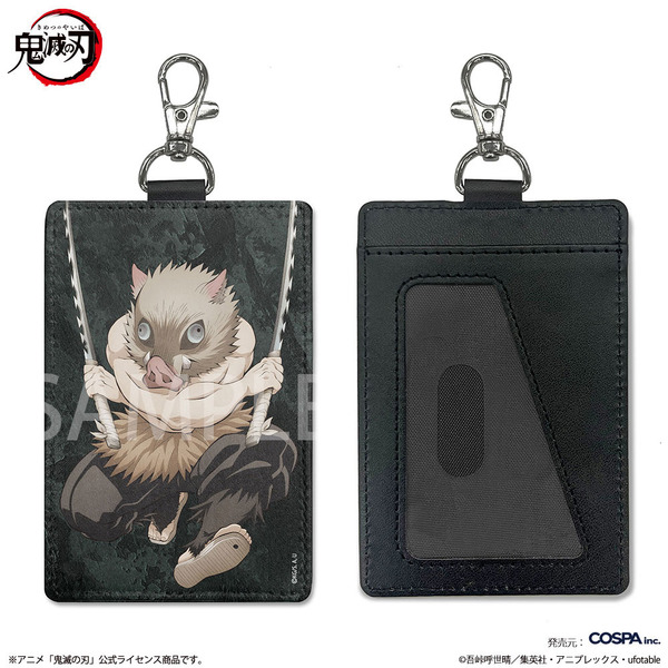 COSPA『鬼滅の刃』嘴平伊之助 パスケース（ナスカン付き）（C）吾峠呼世晴／集英社・アニプレックス・ufotable