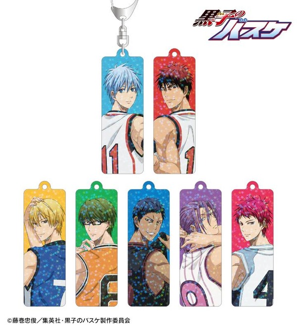 TVアニメ『黒子のバスケ』描き下ろし 戦う背中ver. トレーディングホログラムスティックアクリルキーホルダー（C）藤巻忠俊／集英社・黒子のバスケ製作委員会