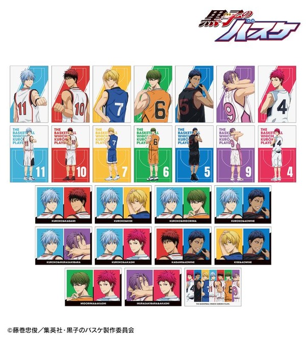 TVアニメ『黒子のバスケ』描き下ろし 戦う背中ver. トレーディングポストカード（C）藤巻忠俊／集英社・黒子のバスケ製作委員会