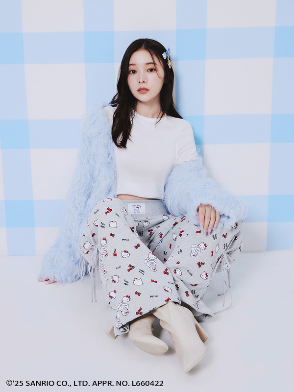 【HELLO KITTY】レースアップパンツ