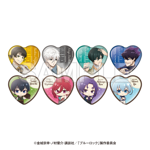 「エゴイストを探せ！スタンプラリー」後半：10/31(金)～11/16(日) ハート缶バッジ(全16種)