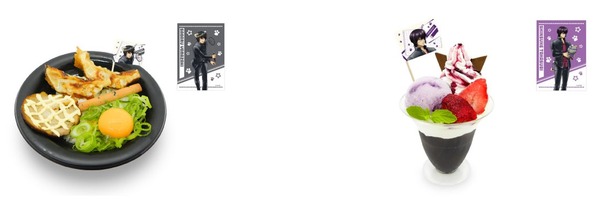 【左】山崎のミントン丼　 価格：1,400円【右】高杉のクラッシュコーヒーゼリーフロート　価格：1,300円