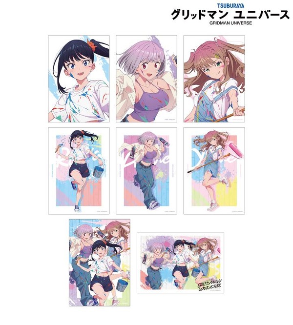 TVアニメ『グリッドマンユニバース』描き下ろし ペインタースタイルver. トレーディングブロマイド（C）円谷プロ（C）2023 TRIGGER・雨宮哲／「劇場版グリッドマンユニバース」製作委員会