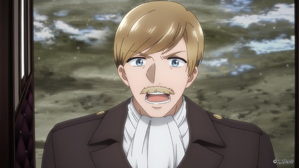 秋アニメ『悪食令嬢と狂血公爵』第2話「求婚は空からお土産を持って」場面写真