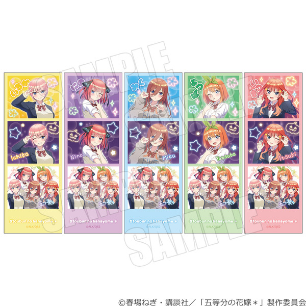 TVスペシャルアニメ『五等分の花嫁＊』～Trick or Heart～「プリントシール風ステッカー」（C）春場ねぎ・講談社／「五等分の花嫁＊」製作委員会（C）2025 アニメユニバーシティコープ