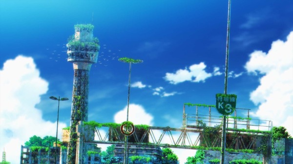 『終末ツーリング』第2話「横浜・横須賀」先行カット（C）2025 さいとー栄／KADOKAWA／「終末ツーリング」製作委員会