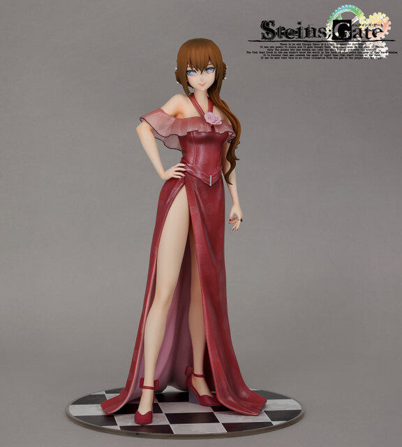 煌びやかな真紅のドレス！『シュタゲ』15周年記念イラストを元に「牧瀬紅莉栖」が1/7スケールフィギュア化