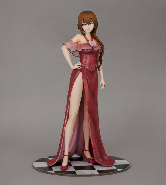 煌びやかな真紅のドレス！『シュタゲ』15周年記念イラストを元に「牧瀬紅莉栖」が1/7スケールフィギュア化