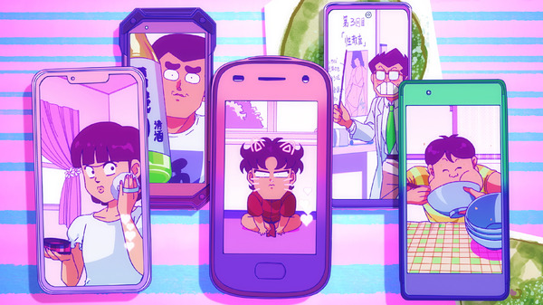 TVアニメ『ハイスクール！奇面組』イメージMV場面写真