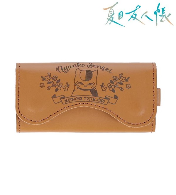 TVアニメ『夏目友人帳』ニャンコ先生 レザーキーケース（C）緑川ゆき・白泉社／「夏目友人帳」製作委員会