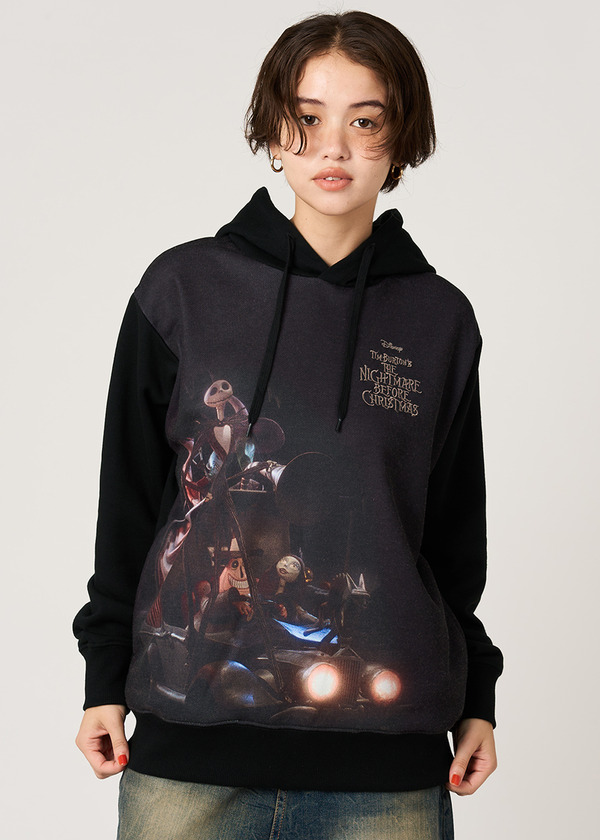『ナイトメアー・ビフォア・クリスマス』×グラニフ「ジャックが帰ってきた｜裏毛パーカー」（C）Disney