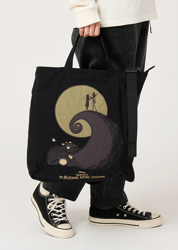 『ナイトメアー・ビフォア・クリスマス』×グラニフ「永遠に｜ナイロン2WAYトートバッグ」（C）Disney