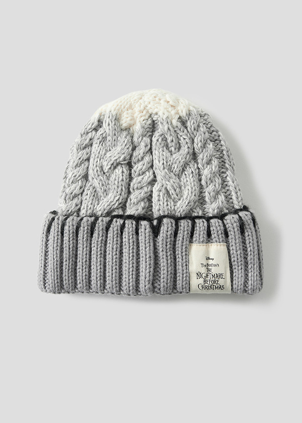 『ナイトメアー・ビフォア・クリスマス』×グラニフ「ジャック フェイス｜ニットキャップ」（C）Disney