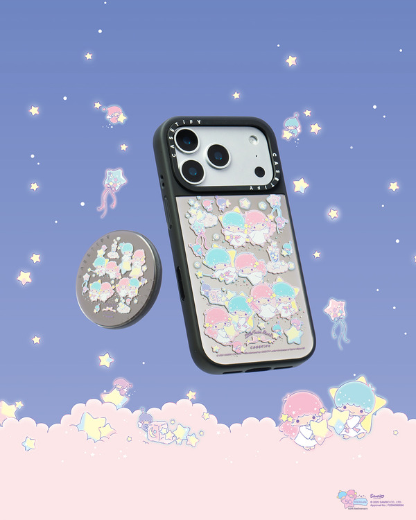 「リトルツインスターズ キキ＆ララ | CASETiFY」コレクション（C）2025 SANRIO CO., LTD. APPROVAL. NO. :P2506000098