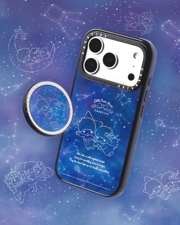 「リトルツインスターズ キキ＆ララ | CASETiFY」コレクション（C）2025 SANRIO CO., LTD. APPROVAL. NO. :P2506000098