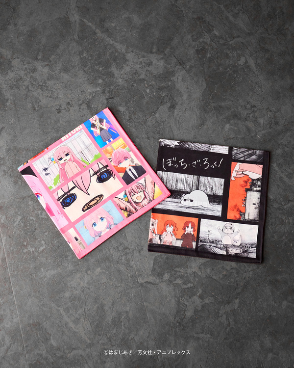 TVアニメ『ぼっち・ざ・ろっく！』ハンカチ各種（C）はまじあき／芳文社・アニプレックス