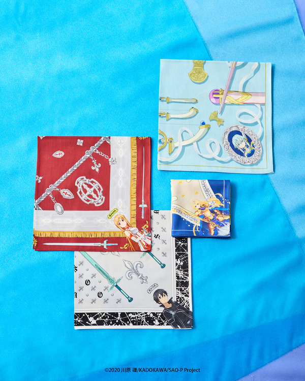 TVアニメ『ソードアート・オンライン』ハンカチ各種（C）2020 川原 礫/KADOKAWA/SAO-P Project
