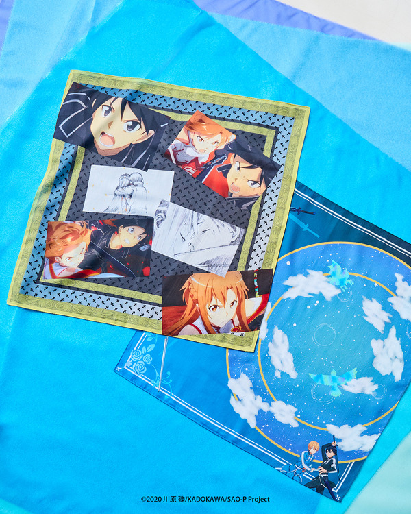 TVアニメ『ソードアート・オンライン』ハンカチ各種（C）2020 川原 礫/KADOKAWA/SAO-P Project