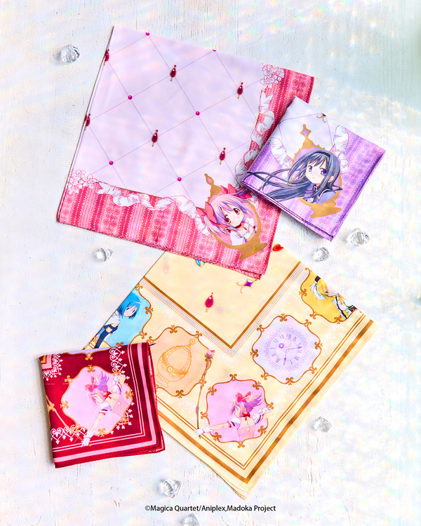 TVアニメ『魔法少女まどか☆マギカ』ハンカチ各種（C）Magica Quartet/Aniplex, Magia Exedra Project