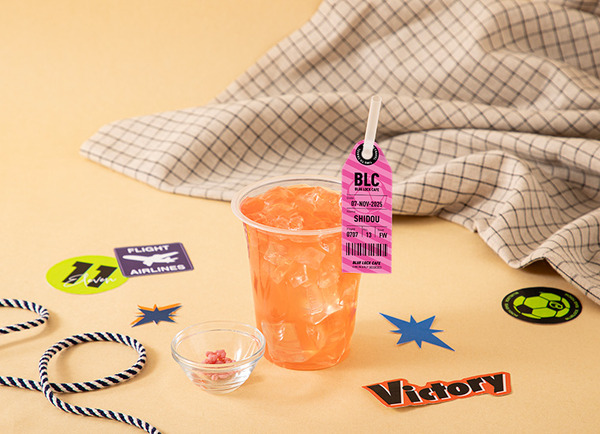 【士道 龍聖】ピンクグレープフルーツソーダ(はじけるチョコ添え)　　税込990円