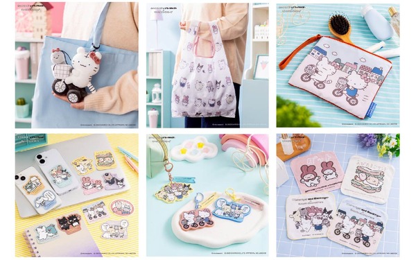 にとりささみの人気キャラ「ホワイトタイガーとブラックタイガー」がサンリオキャラクターズとコラボ