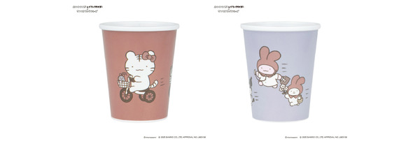 紙コップみたいなメラミンカップ　2種　各1,210円