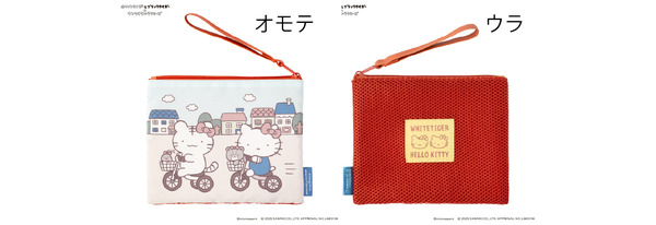 片面メッシュなフラットポーチ　2,090円