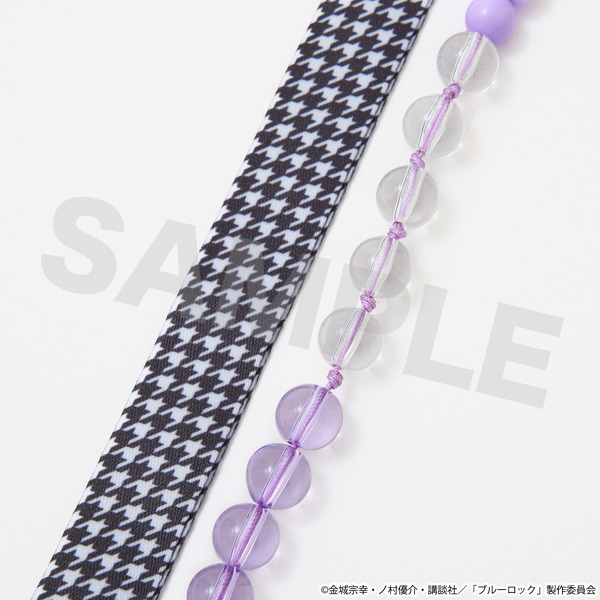 TVアニメ『ブルーロック』SuperGroupiesコラボ「御影 玲王 モデル スマホストラップ＆フォンタブ」（C）金城宗幸・ノ村優介・講談社／「ブルーロック」製作委員会