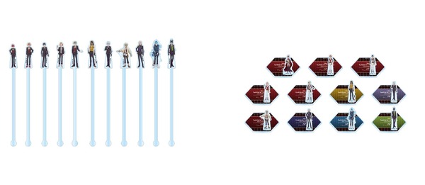 アクリルマドラー（ランダム11種）、アクリルスタンドコースター（ランダム11種）